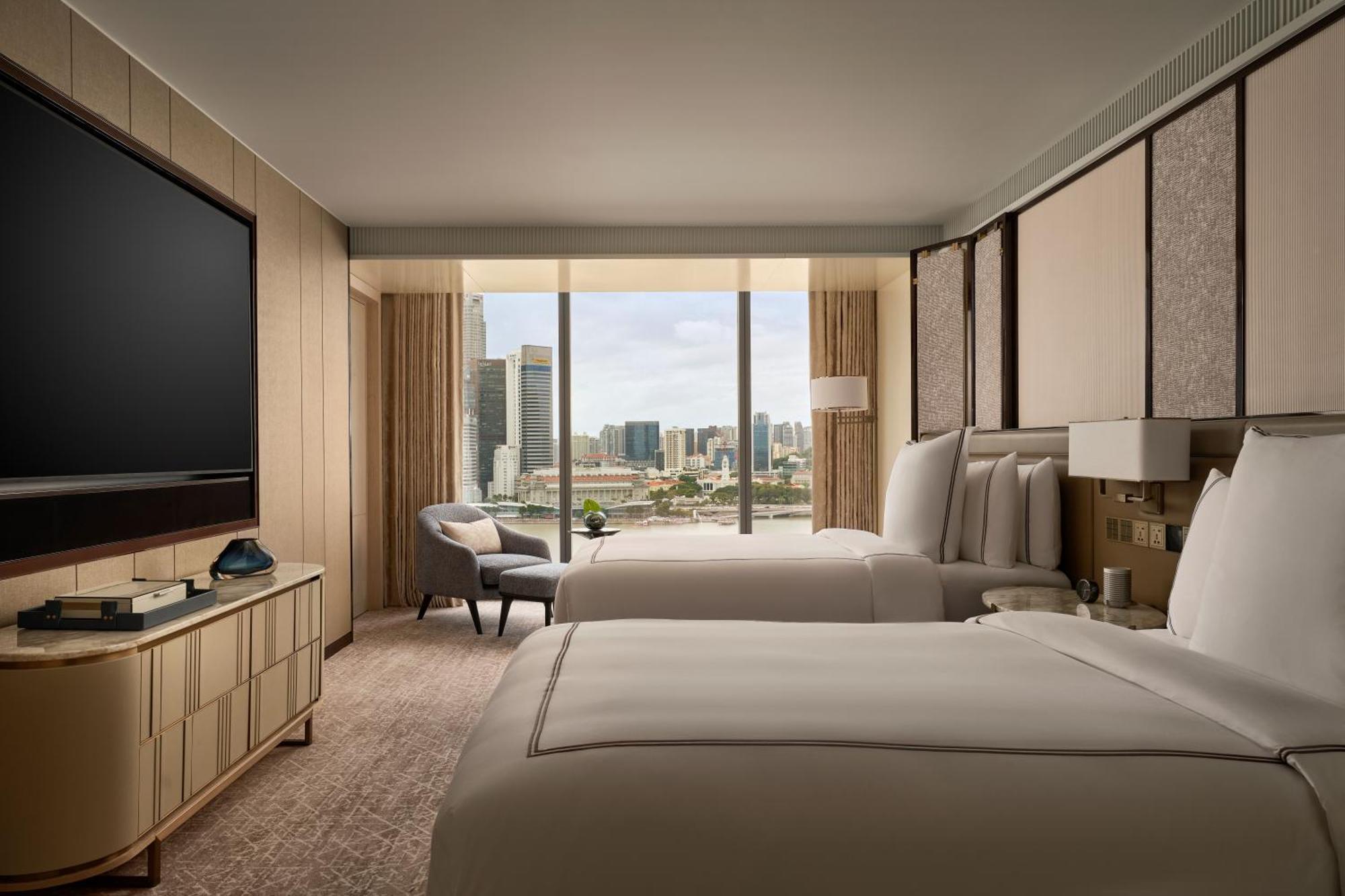 Marina Bay Sands Singapore Buitenkant foto A guest room at the Four Seasons Hotel Bangkok