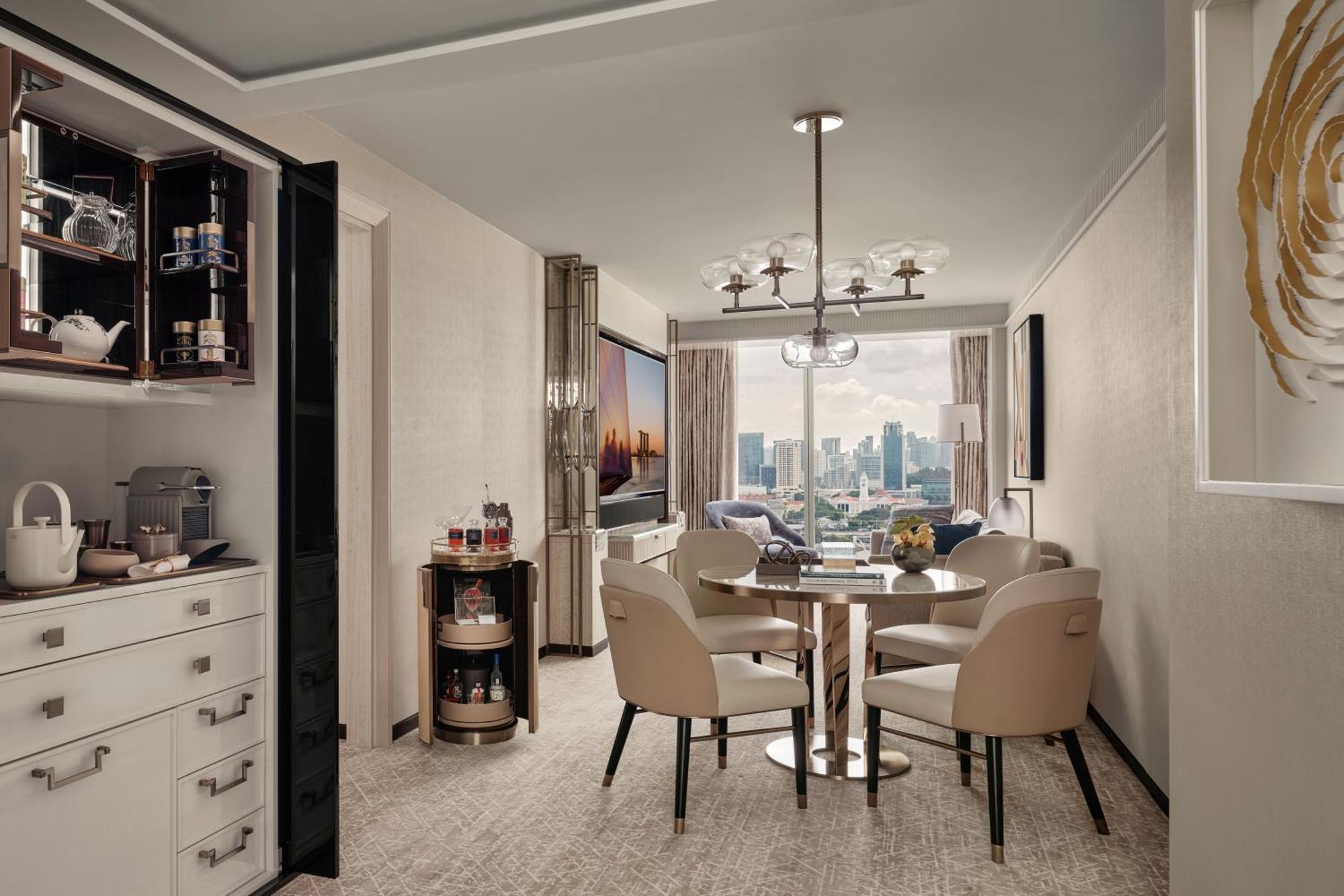 Marina Bay Sands Singapore Buitenkant foto A rendering of a typical suite